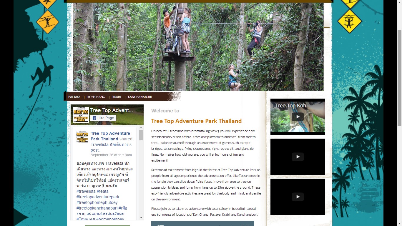 Tree Top Adventure Park Pattaya